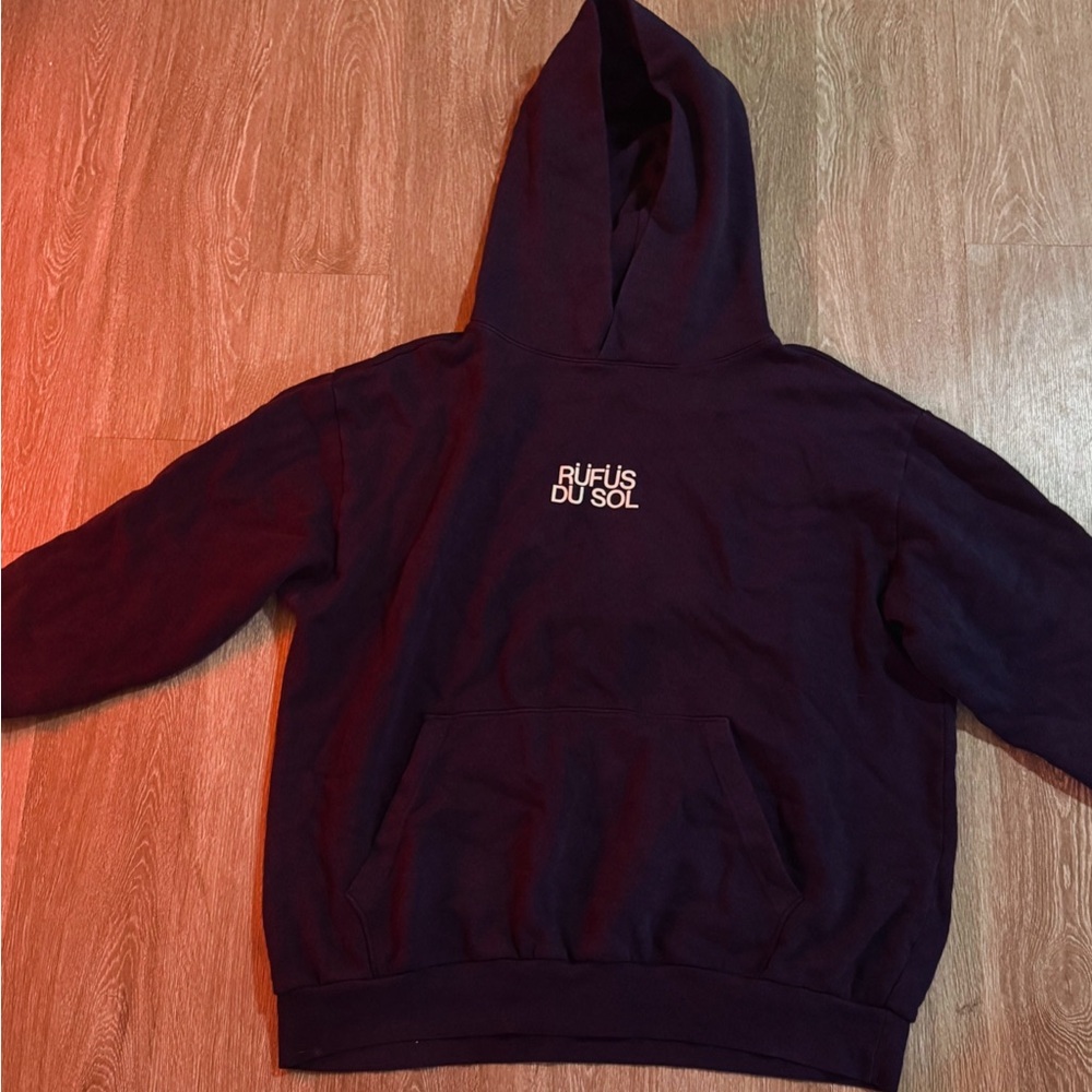RÜFÜS DU SOL Hoodie in Dark Purple